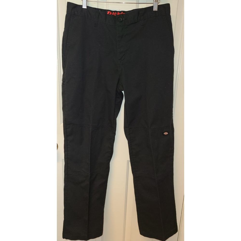 Men's‎ 32x32 Dickies Flexible Durable Black Double Knee Work Wear